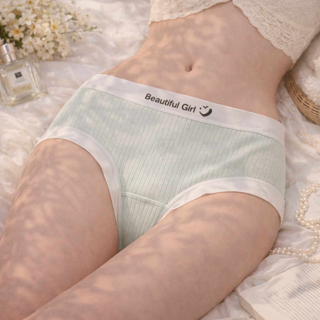 Breathable Cotton Hipster Panties for Women