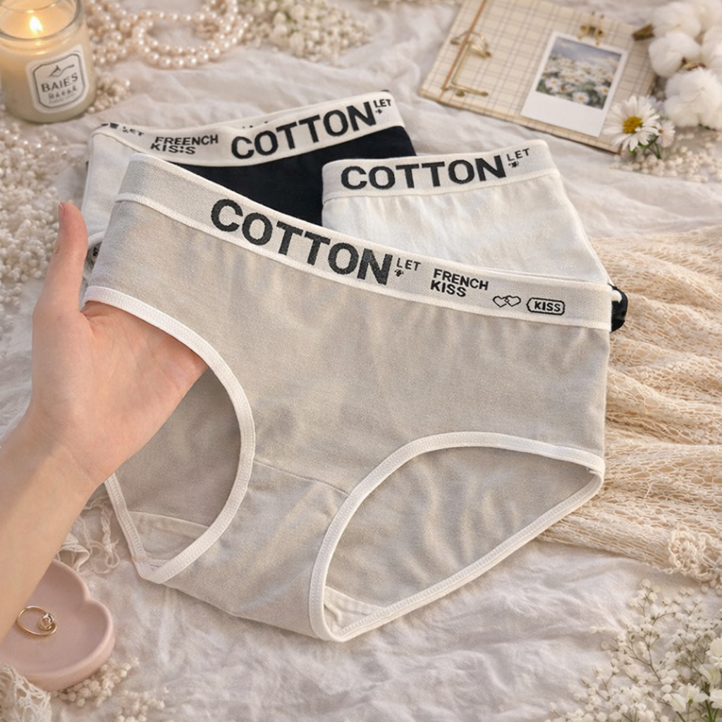Women’s Cotton Hipster Briefs  Soft Stretch Waistband